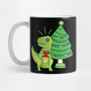 Christmas T-rex Mug